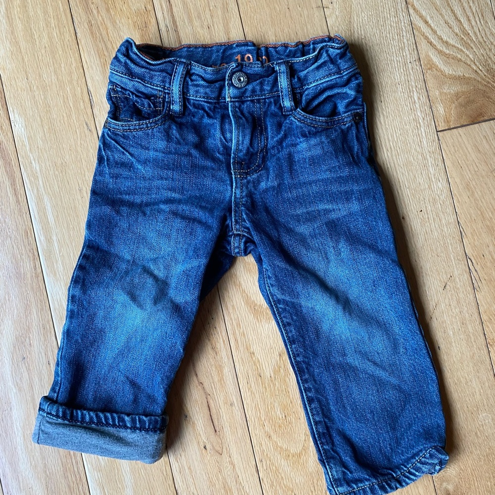 Lightly lined Gap toddler jeans